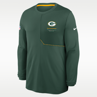 Green Bay Packers Sideline Coach Men's Nike Dri-FIT NFL Long